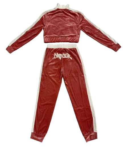 Red Velour Set