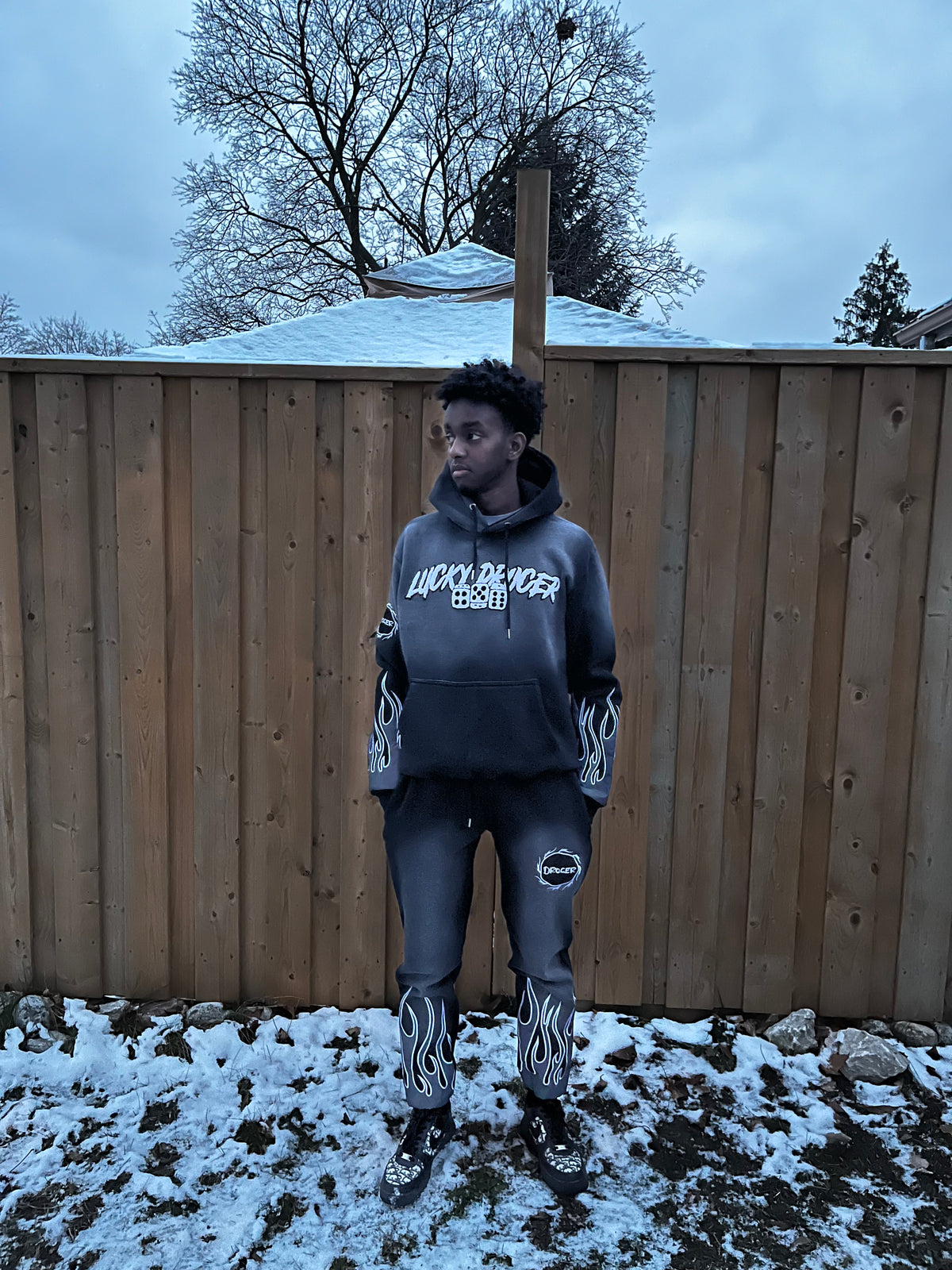Lucky Drocer Set by DROCER — lucky tracksuit set, worn / lifestyle photo 8