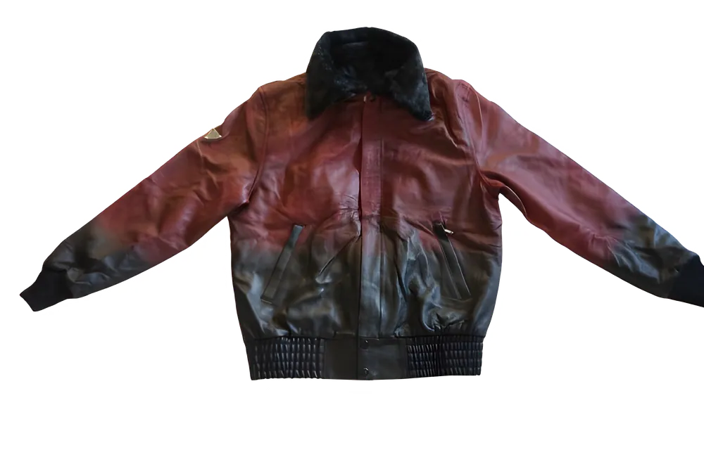 Leather Jacket Red