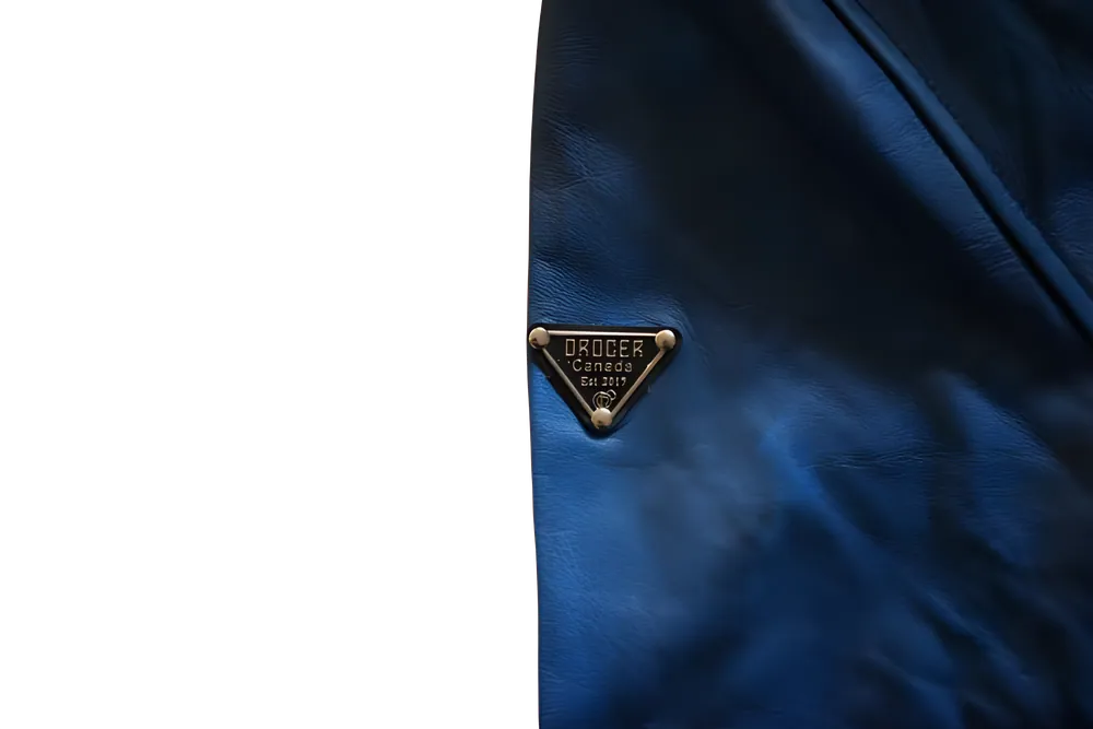 Leather Jacket Blue