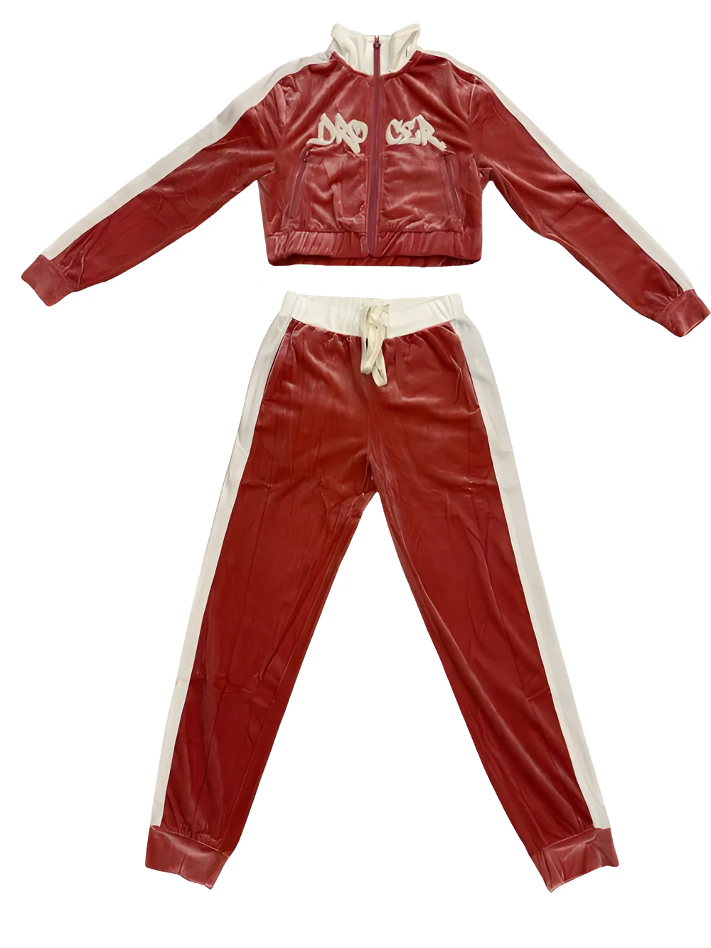 Red Velour Set